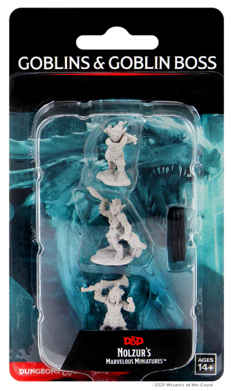 Dungeons & Dragons: Nolzurs Marvelous Miniatures: Goblins & Goblin Boss 90063